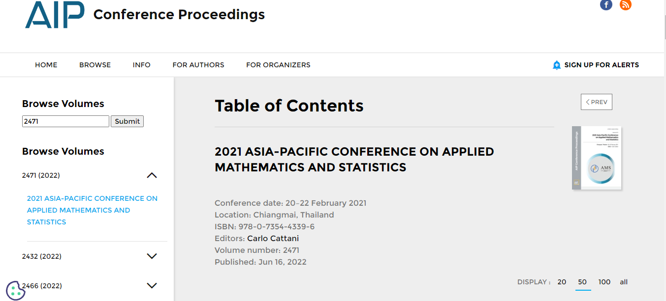 AMS 20242024 AsiaPacific Conference on Applied Mathematics and Statistics